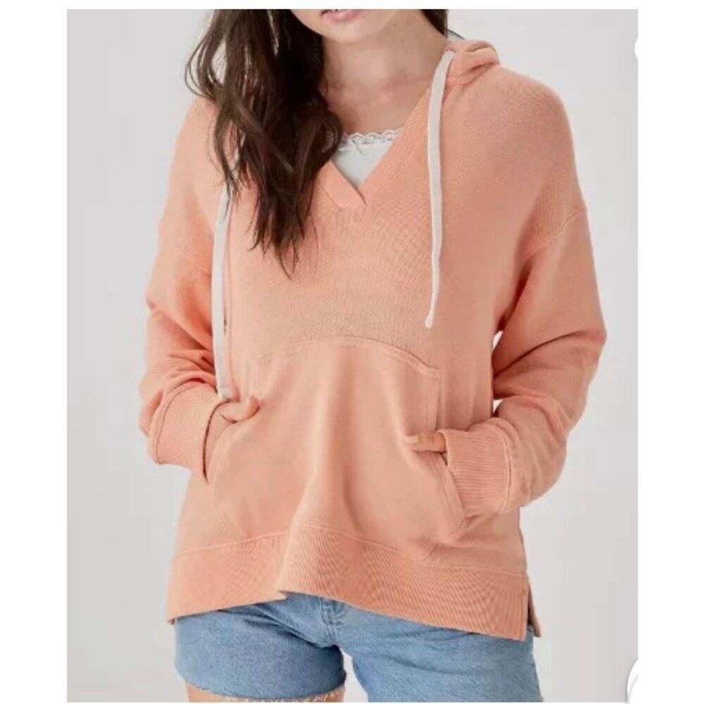 American Eagle Beach Baja hoodie in peach - M